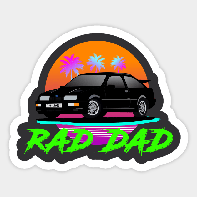 Rad Dad Sticker by SloganTees